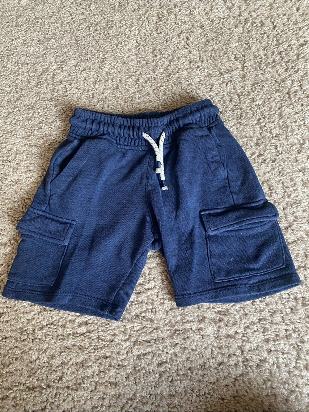 H&M Navy kids Cargo Sweatshorts with Drawstring